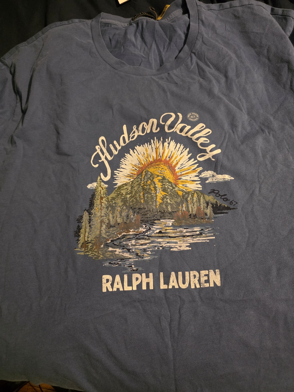 Polo by Ralph Lauren Hudson Valley Scenic Graphic Tee - Blue
